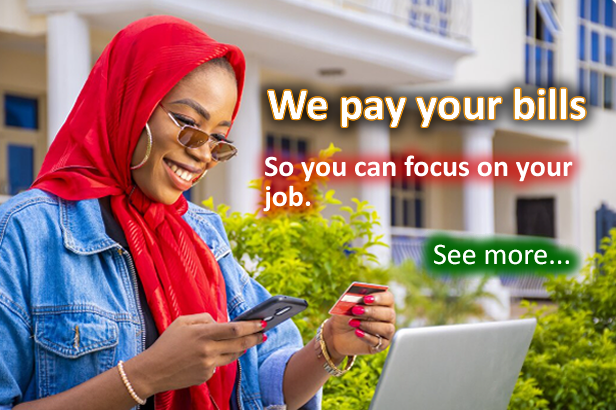 We pay your bills.