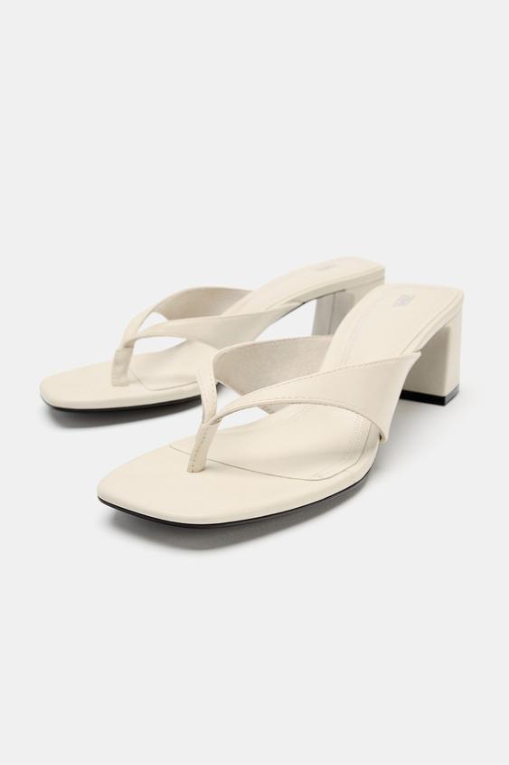 Zara Block Heel Sandals