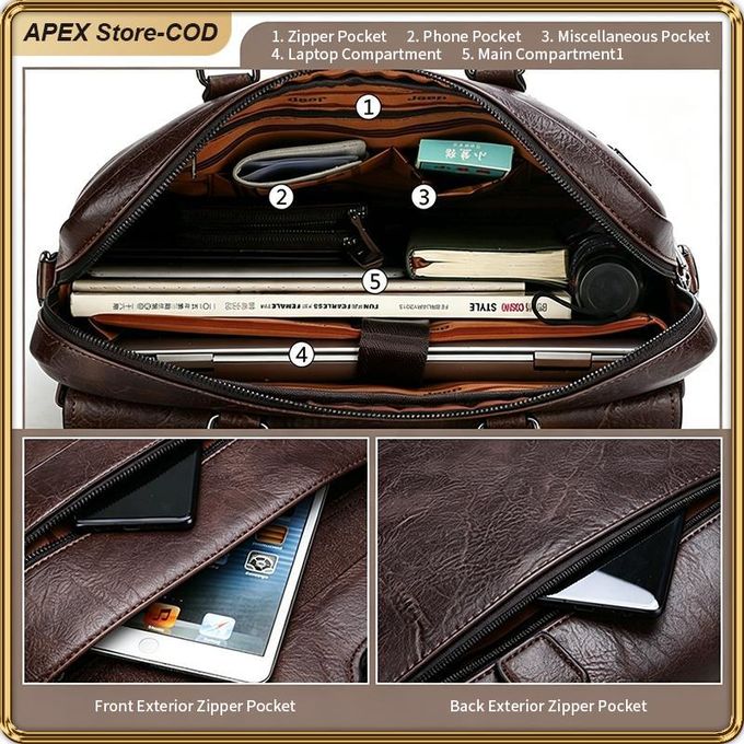 Leather Laptop Bag